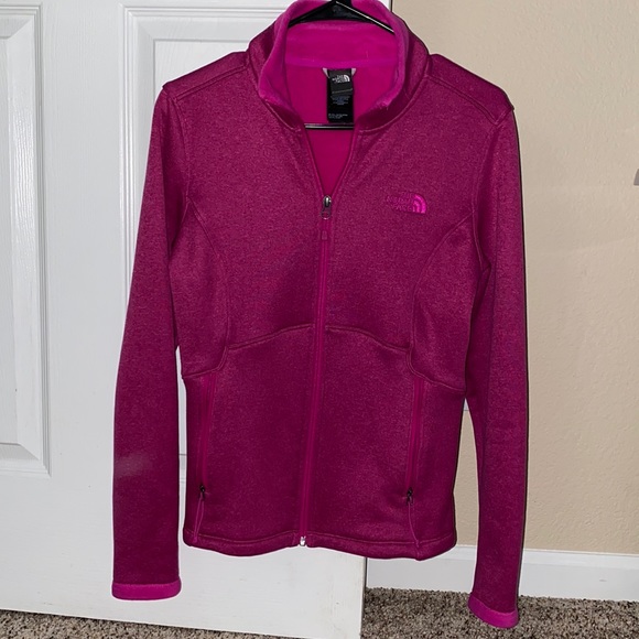 The North Face Tops - North Face Fleece Sweater - Hot Pink